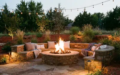 Best Fire Pit Ideas for Tulsa, Oklahoma Backyards (2026 Guide)